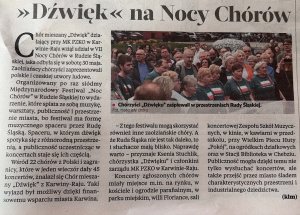 W Głosie o Nocy Chórów