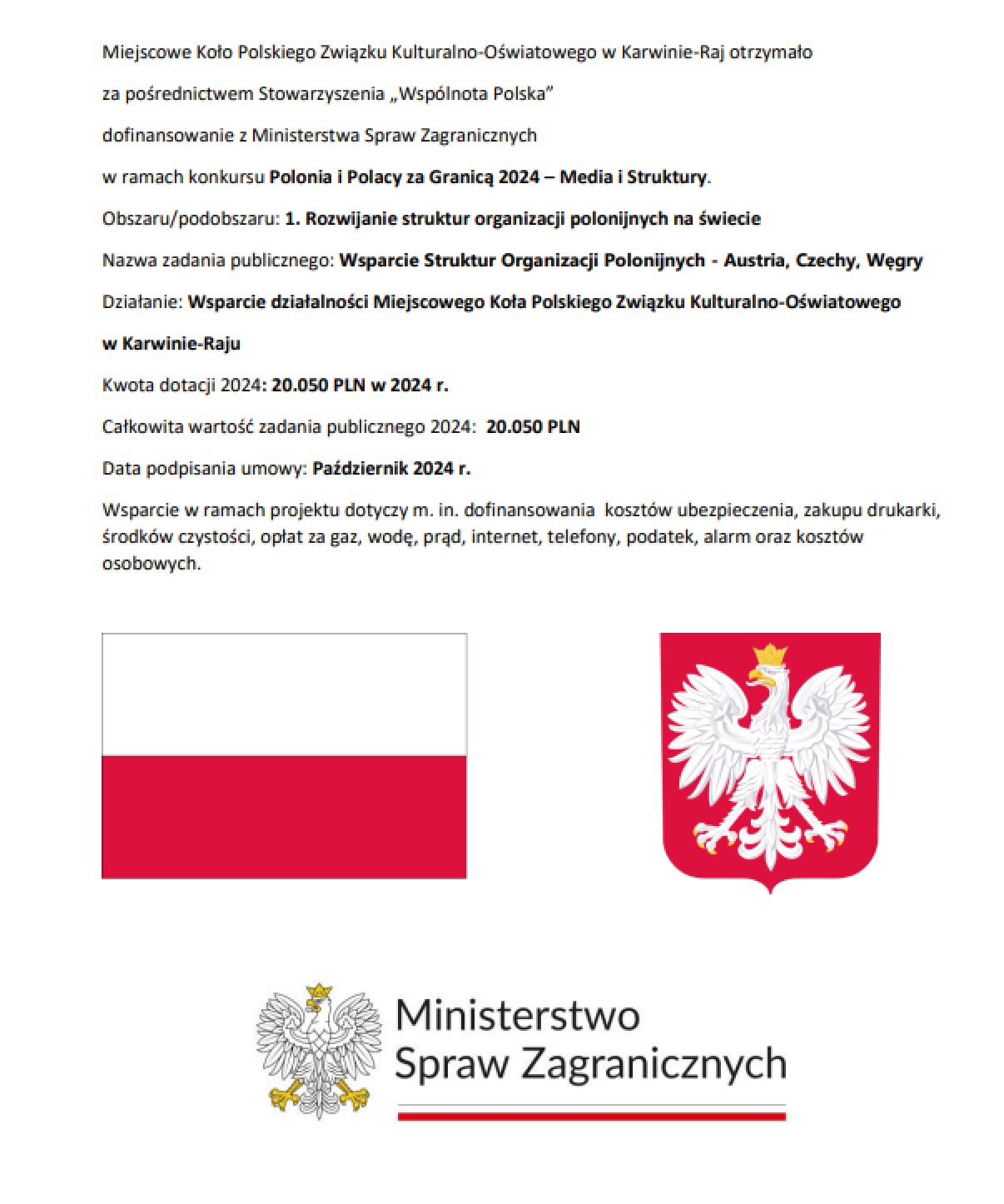 Wspolnota Polska 24 struktury